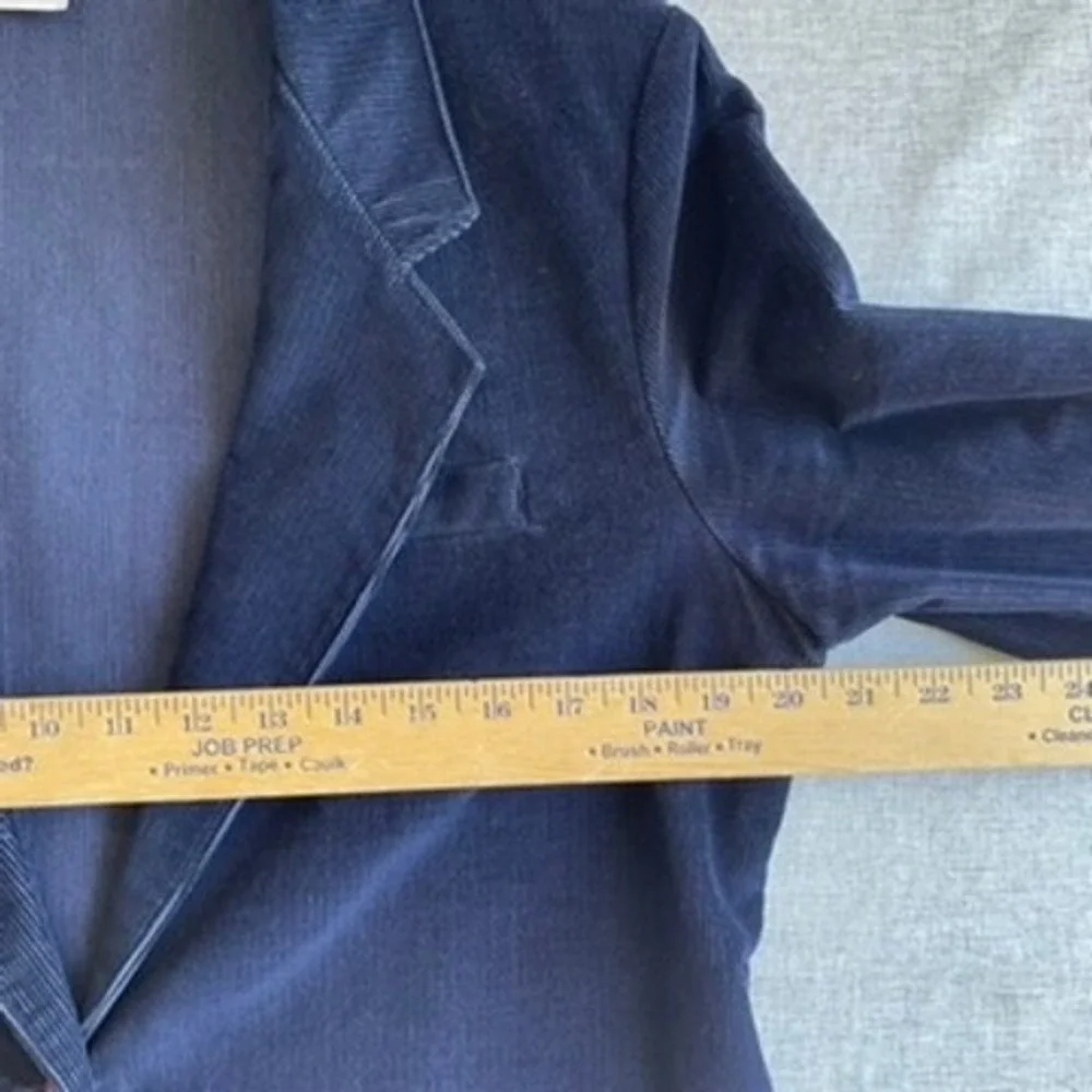 Vintage Wrangler Misses Blazer Size 18 Womens Corduroy Brown Buttons - Picture 7 of 12